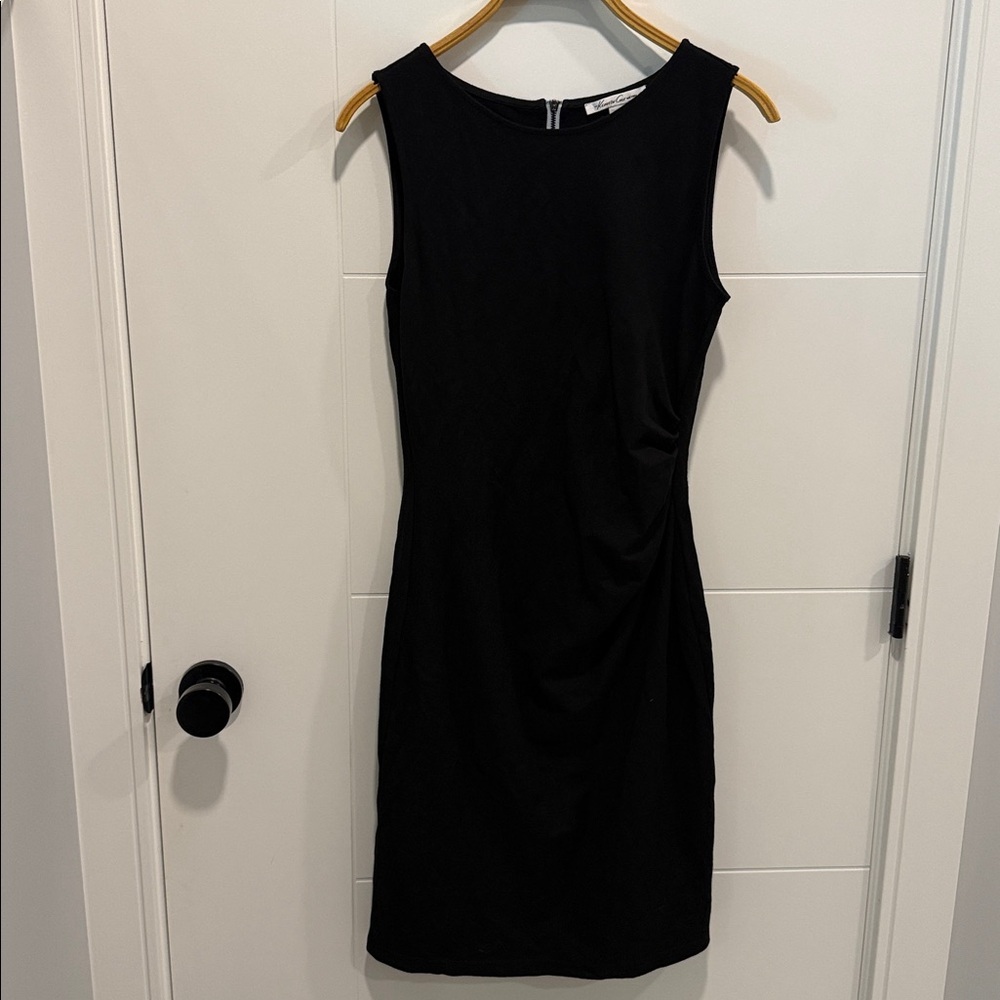 Kenneth Cole New York Black Mini Dress with Zipper size 8